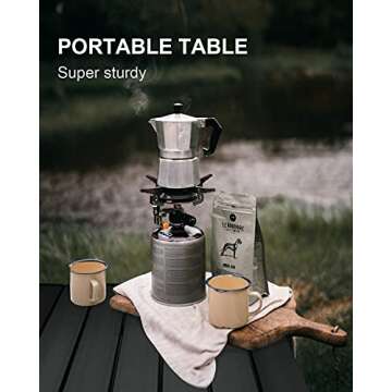 MSSOHKAN Camping Table Portable Lightweight for Outdoors