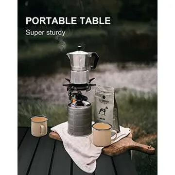MSSOHKAN Camping Table Portable Lightweight for Outdoors