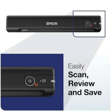 Epson WorkForce ES-50 Portable Sheet-Fed Document Scanner for PC and Mac