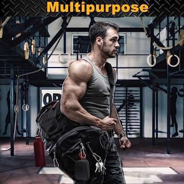 Durable 8 Pcs Small Carabiner Clips - Stainless Steel Hooks