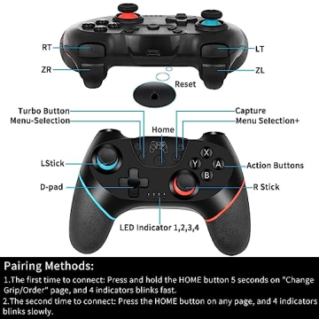 Diswoe Wireless Controller for Switch and PC Gaming