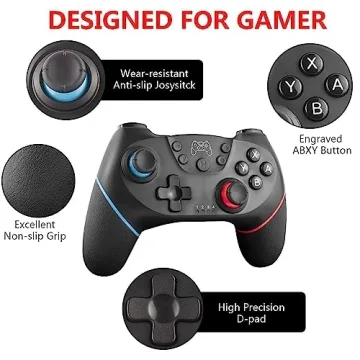 Diswoe Wireless Controller for Switch and PC Gaming