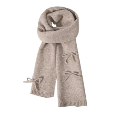 Caissip Warm Winter Scarf for Stylish Women Knitted Pashmina