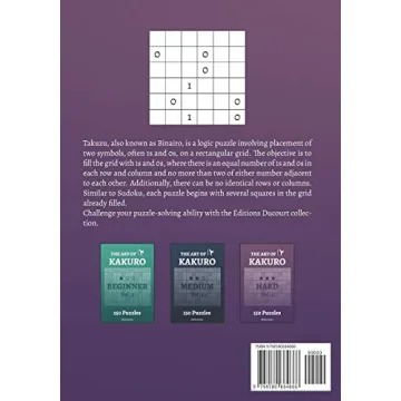 The Art of Binairo Hard Vol.1: Challenging Puzzle Collection