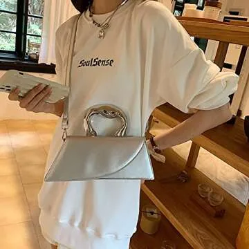 Elegant Small Silver Handbag for Every Occasion 2024