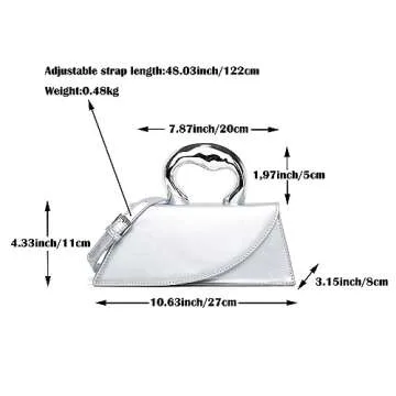 Elegant Small Silver Handbag for Every Occasion 2024