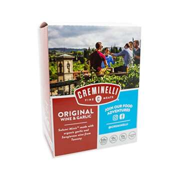 Creminelli Salami Minis - Protein-Packed, Gluten-Free Snack