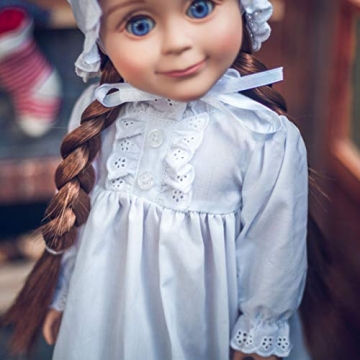 Charming Little House Prairie Doll Nightgown and Nightcap