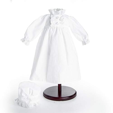 Charming Little House Prairie Doll Nightgown and Nightcap