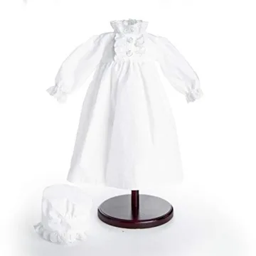 Charming Little House Prairie Doll Nightgown and Nightcap