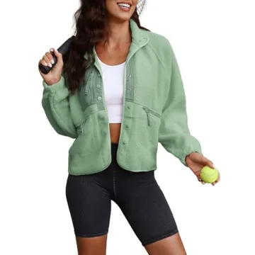 ReachMe Women's Sherpa Jacket: Casual Chic & Cozy