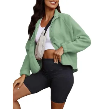 ReachMe Women's Sherpa Jacket: Casual Chic & Cozy