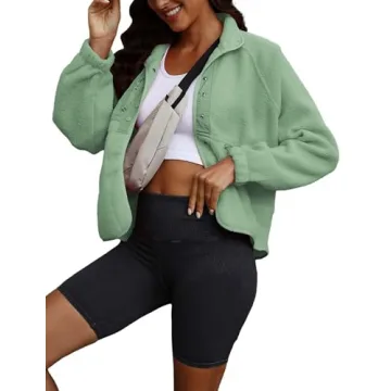 ReachMe Women's Sherpa Jacket: Casual Chic & Cozy