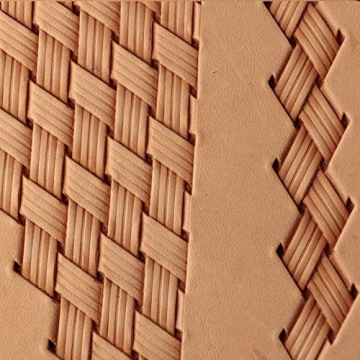 Leather Stamp Tool for Precision Basket Weave Crafting