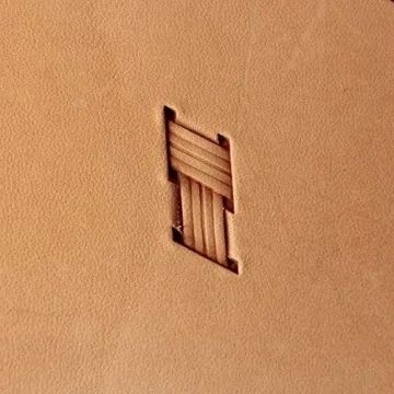 Leather Stamp Tool for Precision Basket Weave Crafting