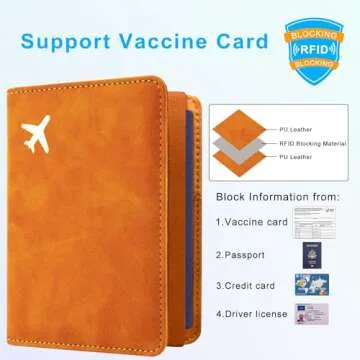 ACdream Passport & Vaccine Card Holder - RFID Protected