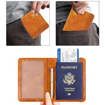 ACdream Passport & Vaccine Card Holder - RFID Protected