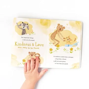 Slumberkins Honey Bear Snuggler Book Set Gratitude Sharing