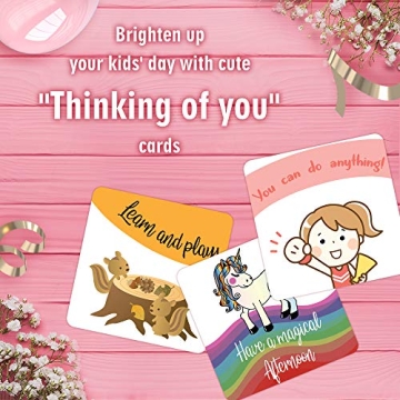 SpringFlower Motivational Lunch Box Notes for Kids 100 Pack