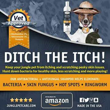 Medicated Shampoo for Cats and Dogs - 12oz