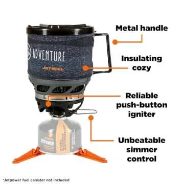 Jetboil MiniMo Stove - Quick & Efficient Cooking System
