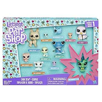 Littlest Pet Shop Cruising Pets Pack Playset with 11 Pets