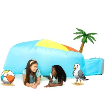 The Original Patented AirFort - Inflatable Play Tent for Kids; Easy Setup and Storage