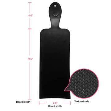 Colortrak Balayage Board Set for Achieving Balayage Look, Includes Curved Board and Textured Brush, Ideal for Salon Pros and Home Artists, 2 Items