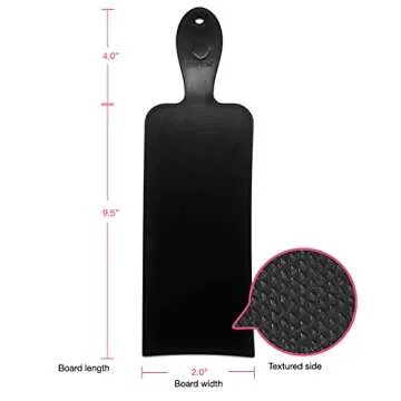 Colortrak Balayage Board Set for Achieving Balayage Look, Includes Curved Board and Textured Brush, Ideal for Salon Pros and Home Artists, 2 Items