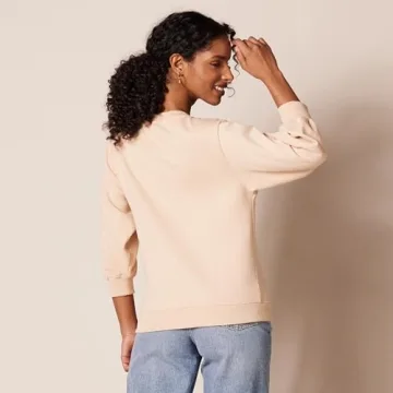 Amazon Essentials Women's French Terry Fleece Sweatshirt