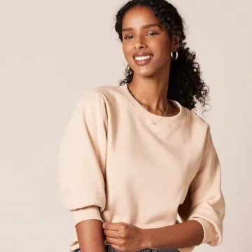 Amazon Essentials Women's French Terry Fleece Sweatshirt