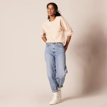 Amazon Essentials Women's French Terry Fleece Sweatshirt