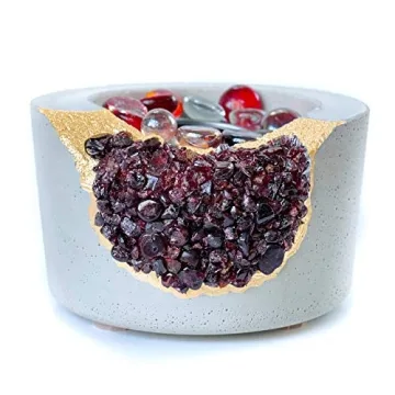 Amethyst Tabletop Fireplace | Portable Bio Ethanol Fire Bowl