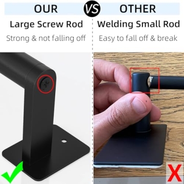 24 Inch Matte Black Towel Bar for Modern Bathrooms