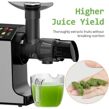 WHUTO Masticating Juicer - Easy to Clean & Quiet Operation