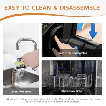 WHUTO Masticating Juicer - Easy to Clean & Quiet Operation