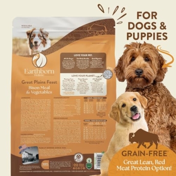 Earthborn Holistic Great Plains Feast Grain-Free Natural Dry Dog Food, 25 lb