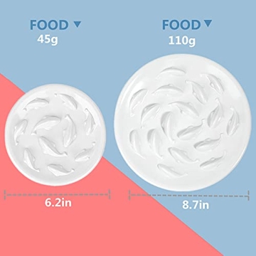 Fish Pool Slow Feeder Bowl for Healthy Cat Eating