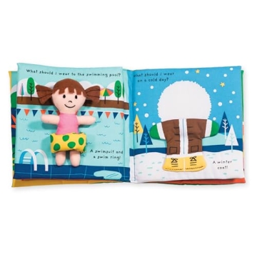 Melissa & Doug Soft Activity Baby Book for Toddlers