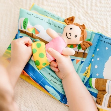 Melissa & Doug Soft Activity Baby Book for Toddlers
