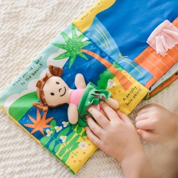 Melissa & Doug Soft Activity Baby Book for Toddlers