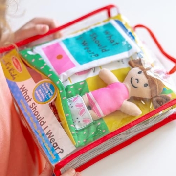 Melissa & Doug Soft Activity Baby Book for Toddlers