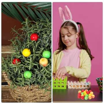 Mozeat Lens 60Pcs Artificial Apples Mini Artificial Apples 4 Styles Foam Fruit Fake Fruit Simulation Home Kitchen Photography Party Cabinet Wedding Table Decoration, 19-21mm