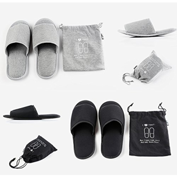 Portable Comfysail Travel Slippers - Washable and Stylish