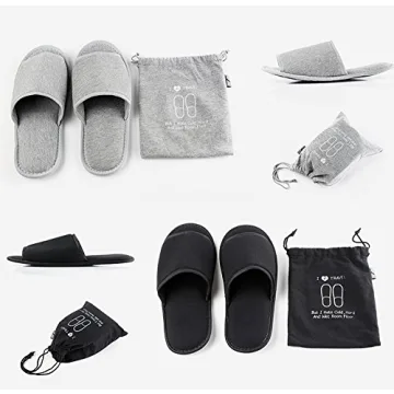 Portable Comfysail Travel Slippers - Washable and Stylish