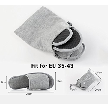 Portable Comfysail Travel Slippers - Washable and Stylish