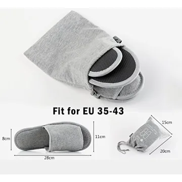 Portable Comfysail Travel Slippers - Washable and Stylish