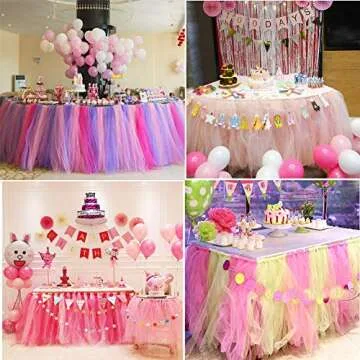 Versatile Tulle Rolls for Weddings and Crafts Supplies