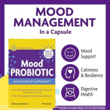 InnovixLabs Mood Probiotic - Stress Relief & Digestive Aid for All