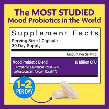 InnovixLabs Mood Probiotic for Digestive & Mood Support